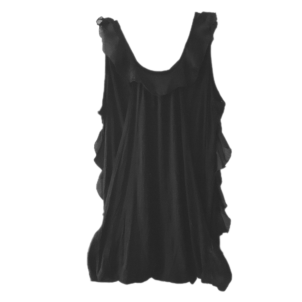 Chic Ruffle Sleeveless Blouse - Picture 2 of 2
